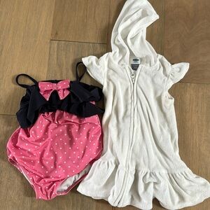 Baby girl swim set